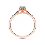 Pierścionek z diamentem różowe złoto AJPZ_111